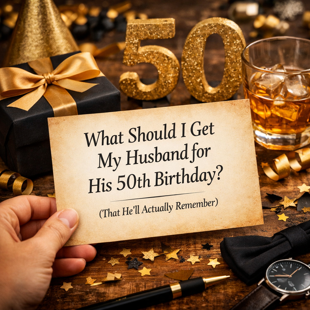 What Should I Get My Husband  For His 50th Birthday  (That He will Actually Remeber)